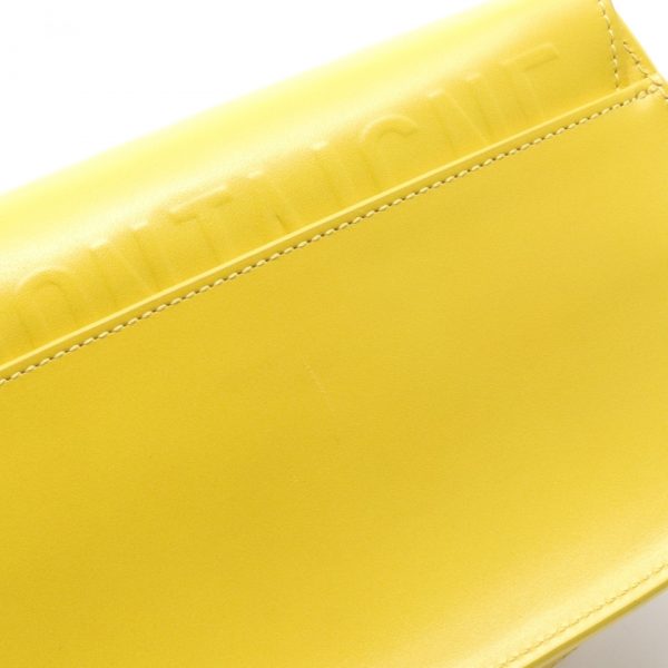 887411 5 Christian Dior Bobby East West Leather Shoulder Bag Yellow