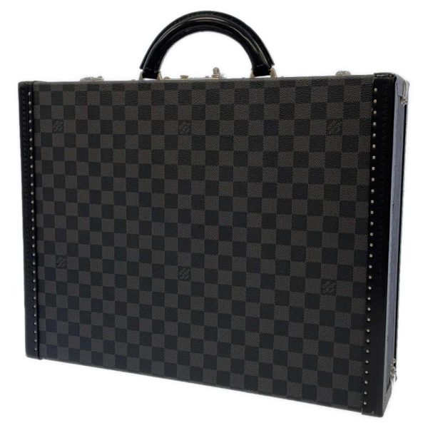 8877802 01 Louis Vuitton Damier Graphite President Trunk Black