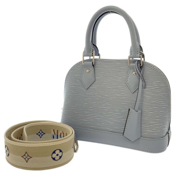 8894410 01 Louis Vuitton Epi Leather Alma BB Handbag Grey