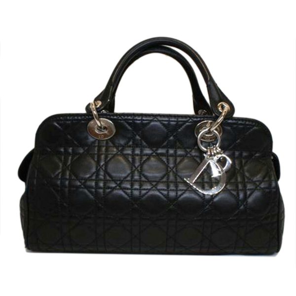 89410 1 Dior Lady Dior Lambskin Boston Bag