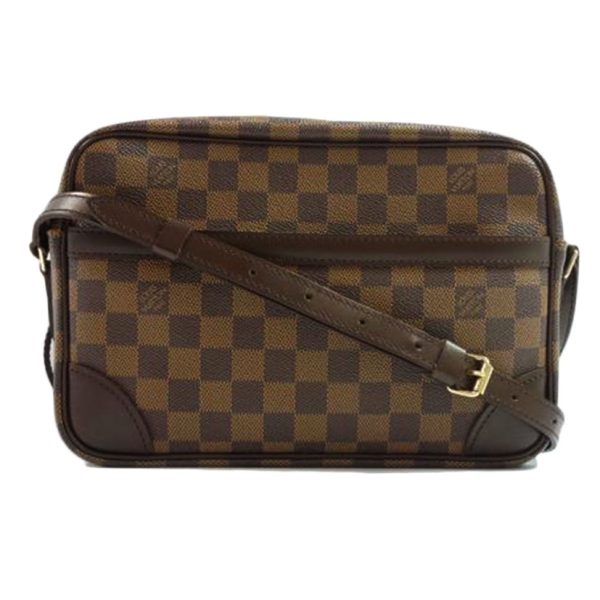 89476 1 Louis Vuitton Trocadero Damier Shoulder Bag Brown