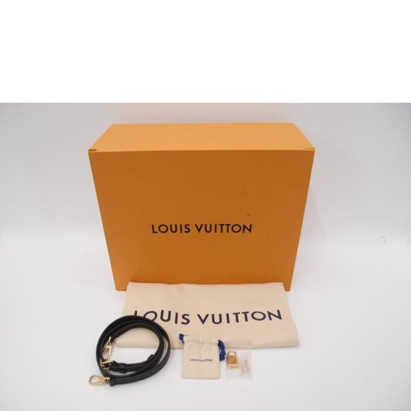 89531 6 Louis Vutton MM Embrunte Grand Palais 2 Way Shoulder Bag Black Biege Bicolor