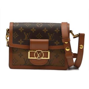 89566 1 Louis Vuitton Monogram Looping MM Shoulder Bag Brown