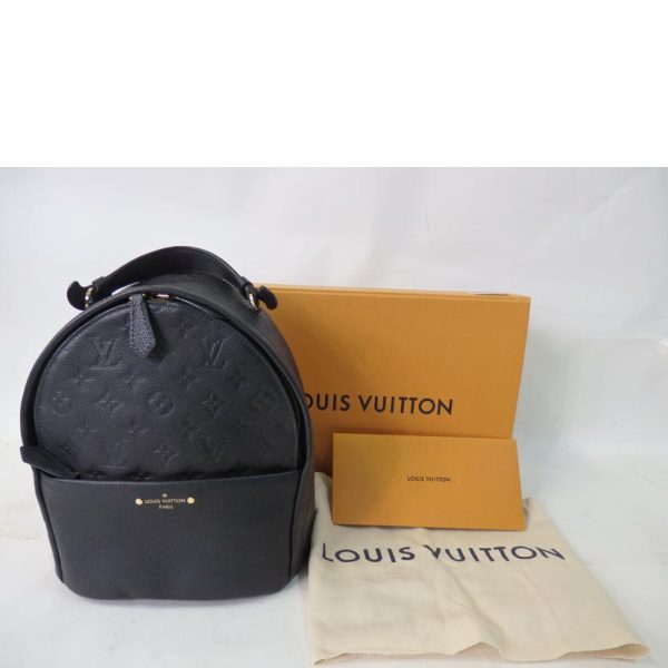 89672 1 Louis Vuitton Empreinte Monogram Sorbonne Bag Noir