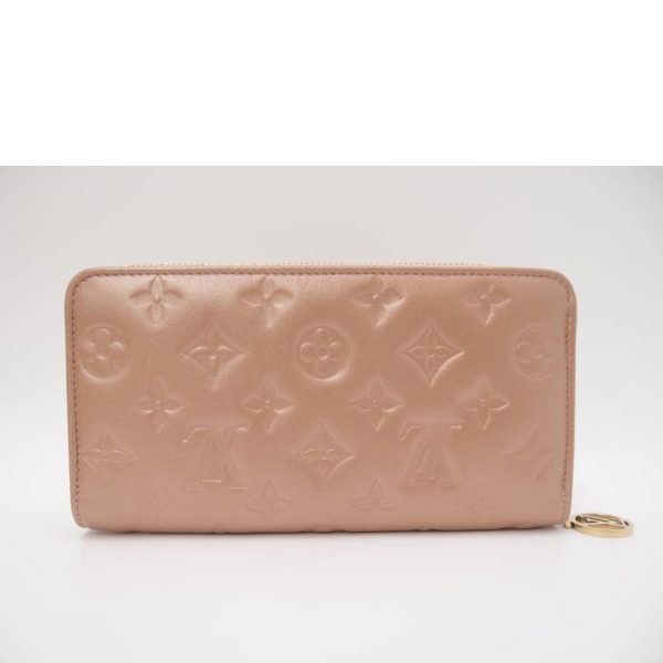 89944 2 Louis Vuitton Zippy Wallet Monogram Rose Gold