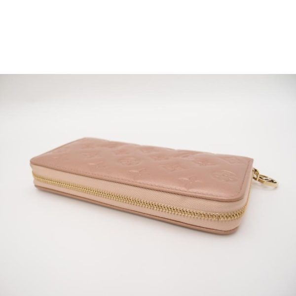 89944 3 Louis Vuitton Zippy Wallet Monogram Rose Gold