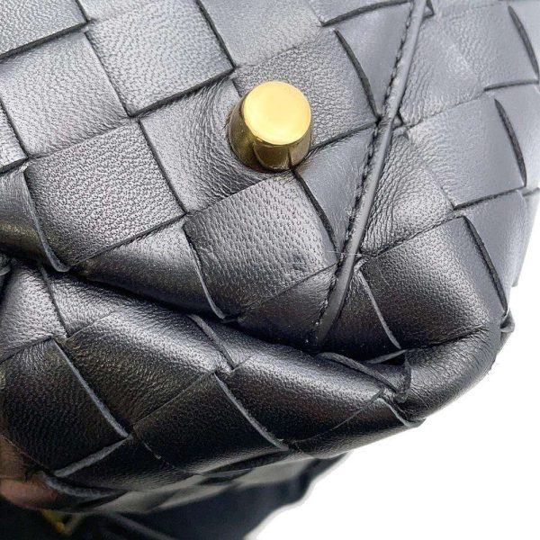 8995117 11 Bottega Veneta Intrecciato Mini Bowlet Shoulder Bag Black