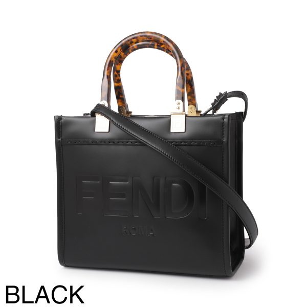 8bh394 abvl11 Fendi Sunshine Small Tote Bag White