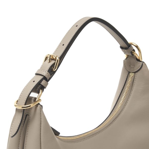 8br798 a5dy07 Fendi Fendigraphy Leather Handbag Creme