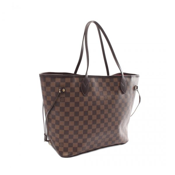 900706 1 Louis Vuitton Neverfull MM Shoulder Tote Bag Brown