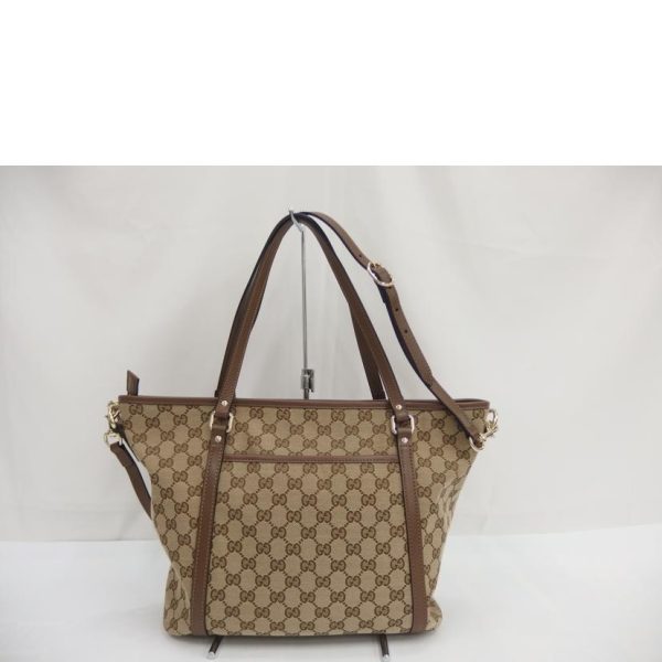 90113 2 Gucci GG Supreme 2way Tote Bag