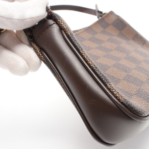 901469 4 Louis Vuitton Navona Damier Ebene Handbag Brown