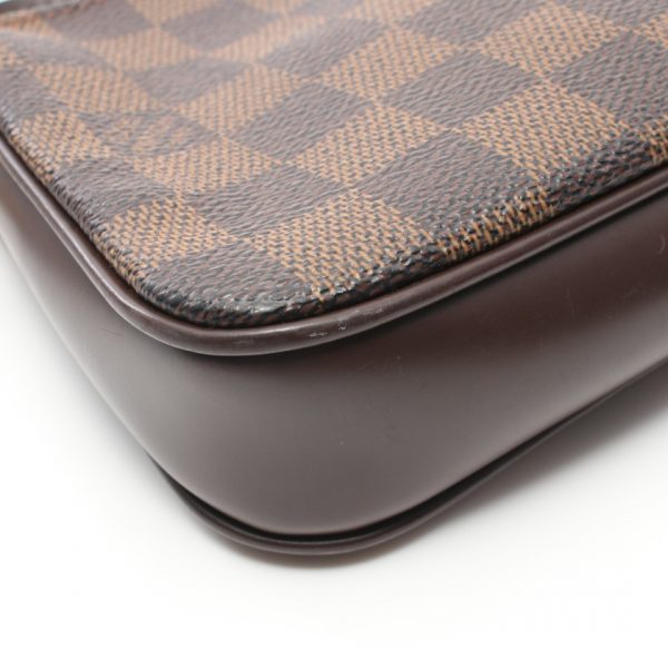 901469 6 Louis Vuitton Navona Damier Ebene Handbag Brown