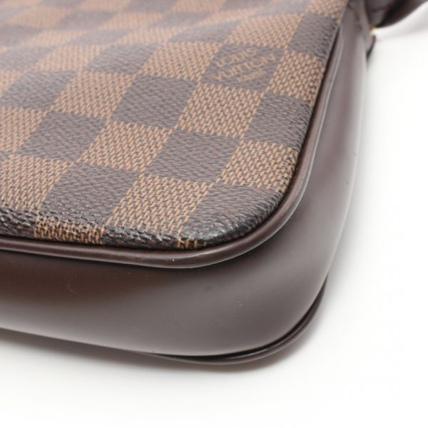 901469 7 Louis Vuitton Navona Damier Ebene Handbag Brown