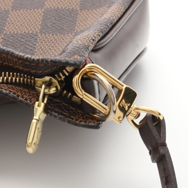 901469 8 Louis Vuitton Navona Damier Ebene Handbag Brown