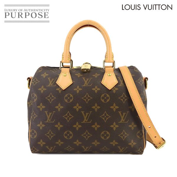 90236523 01 Louis Vuitton Speedy Bandouliere 25 Monogram Brown