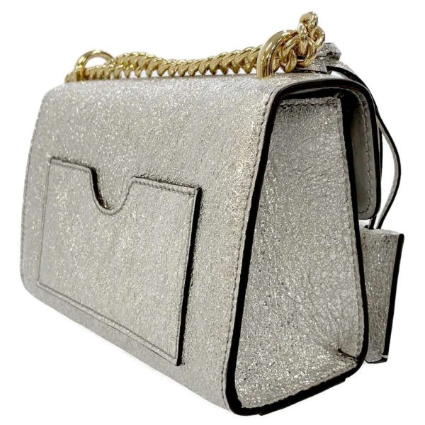 9032378 02 Gucci Padlock Chain Shoulder Bag Silver