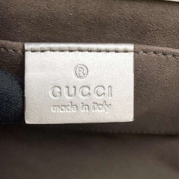 9032378 10 Gucci Padlock Chain Shoulder Bag Silver