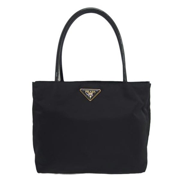 91367 1 Prada Tessuto Tote Bag Black