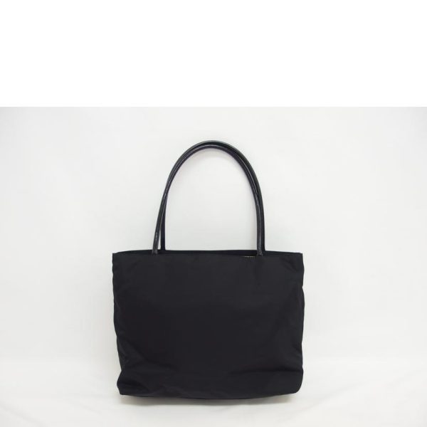 91367 2 Prada Tessuto Tote Bag Black