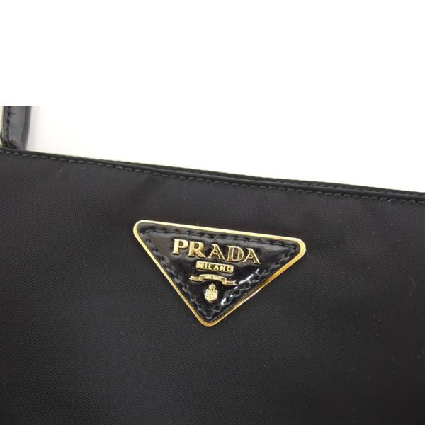 91367 7 Prada Tessuto Tote Bag Black