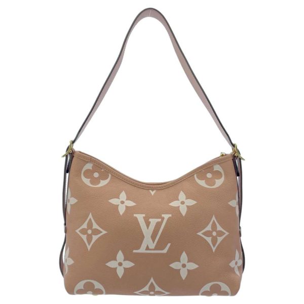 9158436 03 Louis Vuitton Monogram Empreinte Carryall Zip NM PM Shoulder Bag Pink