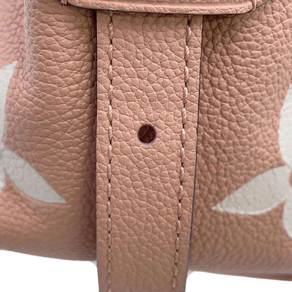 9158436 10 Louis Vuitton Monogram Empreinte Carryall Zip NM PM Shoulder Bag Pink