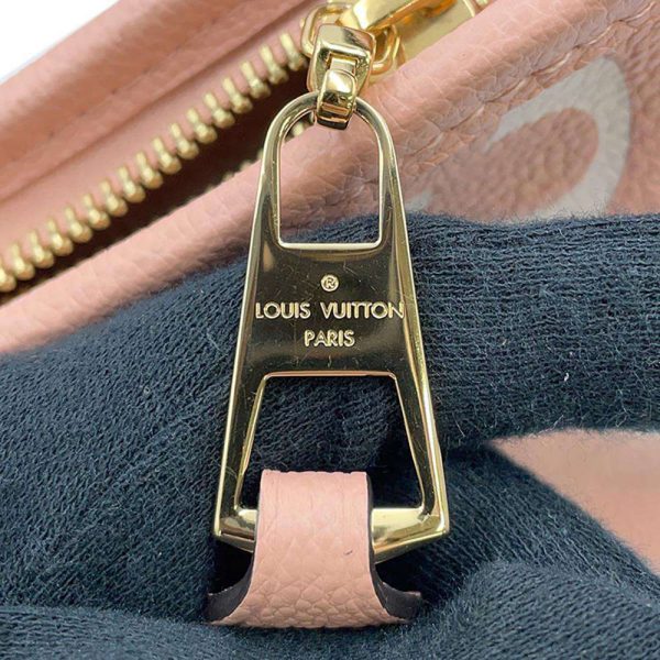 9158436 12 Louis Vuitton Monogram Empreinte Carryall Zip NM PM Shoulder Bag Pink