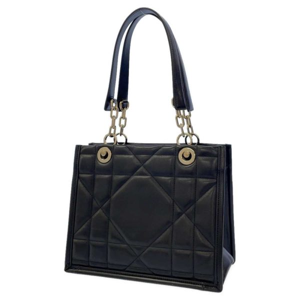 9163973 01 Christian Dior Small Chain Tote Bag Black