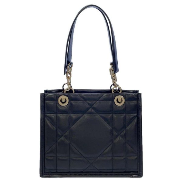 9163973 03 Christian Dior Small Chain Tote Bag Black