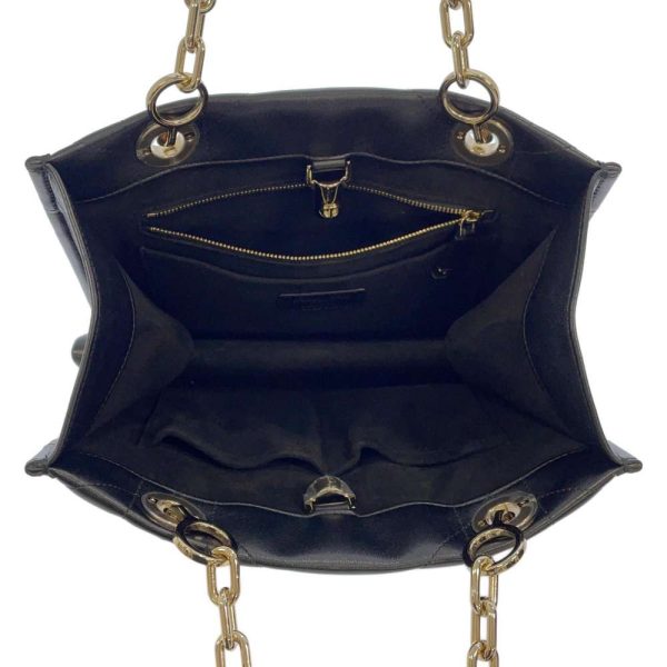 9163973 06 Christian Dior Small Chain Tote Bag Black