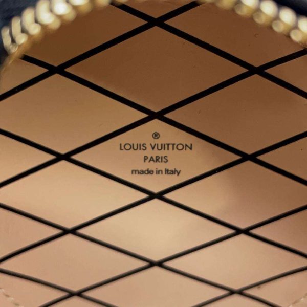 9173897 11 Louis Vuitton Monogram Reverse Boite Chapeau Necklace Mini Bag Brown