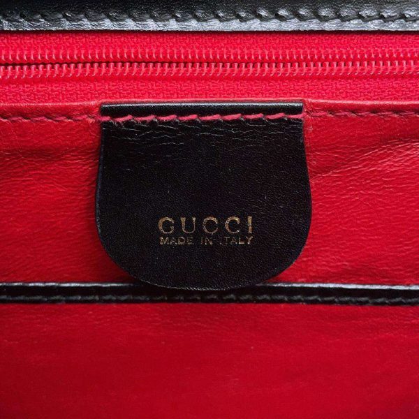 9181595 16 Gucci Bamboo Shoulder Bag Black