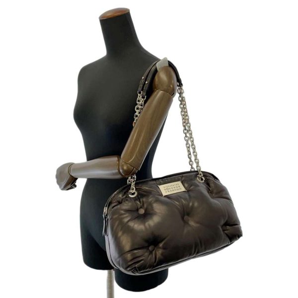 9183995 05 Maison Margiela Ram Slam Bowling Shoulder Bag Black