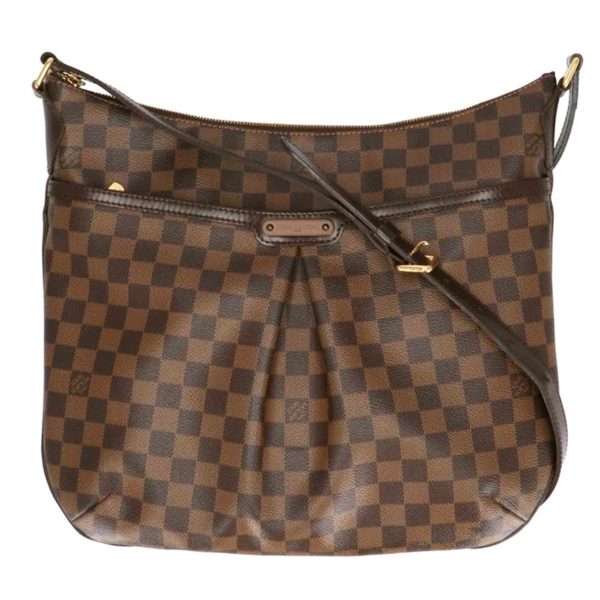 92029 1 Louis Vuitton Bloomsbury GM Damier Ebene Shoulder Brown Bag