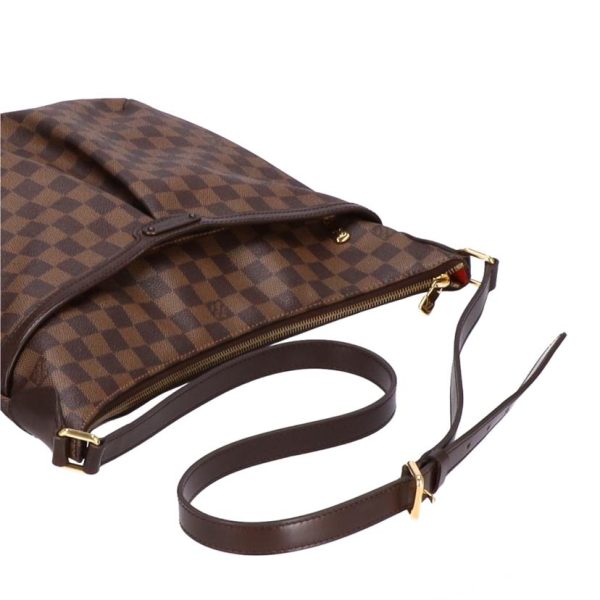 92029 4 Louis Vuitton Bloomsbury GM Damier Ebene Shoulder Brown Bag