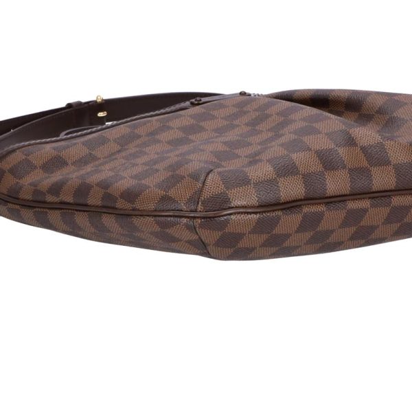 92029 7 Louis Vuitton Bloomsbury GM Damier Ebene Shoulder Brown Bag