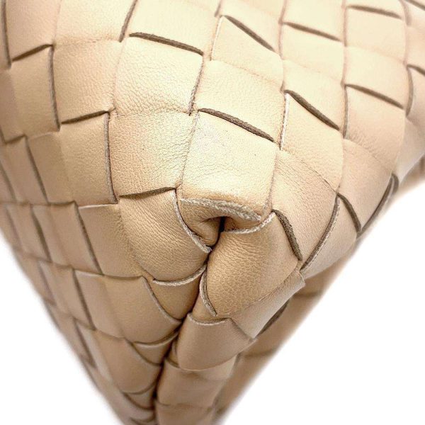 9223837 09 Bottega Veneta Intrecciato 2way Shoulder Bag Beige