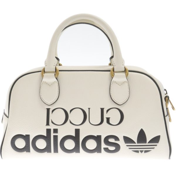 9224e280033 1 Gucci 22ssàö√≥adidas Duffle Bag Leather White