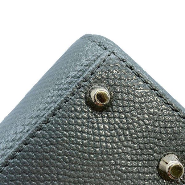 9256040 16 Christian Dior Mini Lizard 2way Shoulder Bag Gray