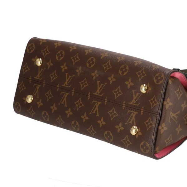 92905 3 Louis Vuitton Tilly Leather Shoulder Bag Brown