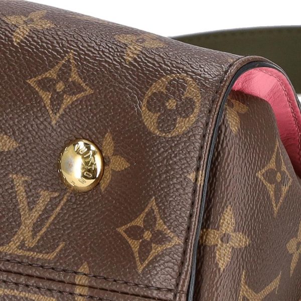 92905 8 Louis Vuitton Tilly Leather Shoulder Bag Brown