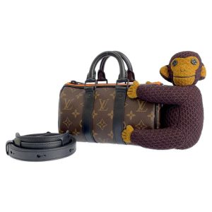 9313453 01 Louis Vuitton Monogram Montorgueil PM Hand Bag Brown