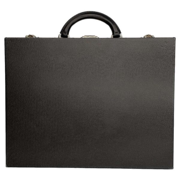 9313484 03 Louis Vuitton Diplomat Attach√© Case Taiga Black