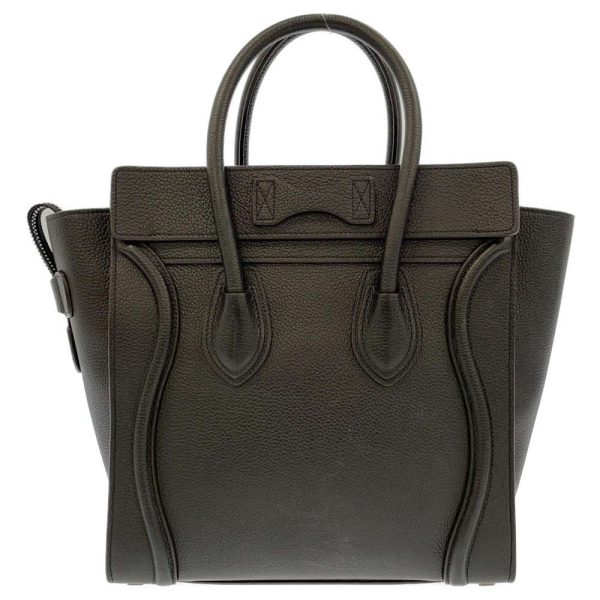 9319226 03 Celine Luggage Shopper Micro Handbag Black