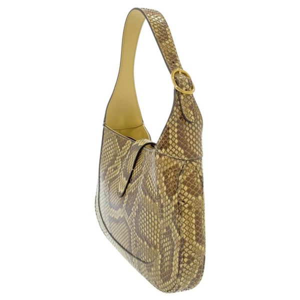 9319851 02 Gucci Jackie 1961 Python Shoulder Bag 2Way