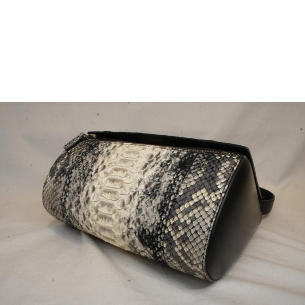 93392 3 Givenchy Python Leather Pandora Box Shoulder Bag