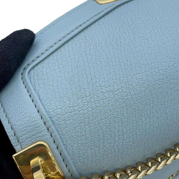 9342330 09 Miu Miu Chain Shoulder Bag Light Blue