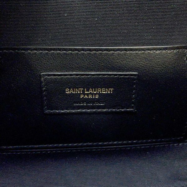 9350557 17 Saint Laurent Paris Vicky Belt Waist Bag Black