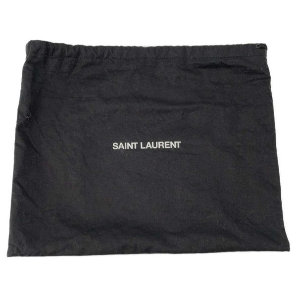 9350557 18 Saint Laurent Paris Vicky Belt Waist Bag Black